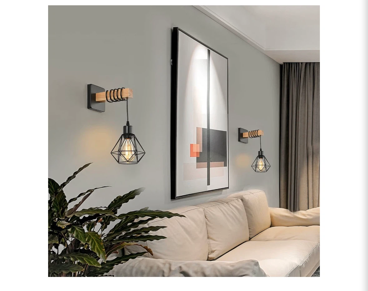 Set of Two Industrial Wall Sconces - photo 3