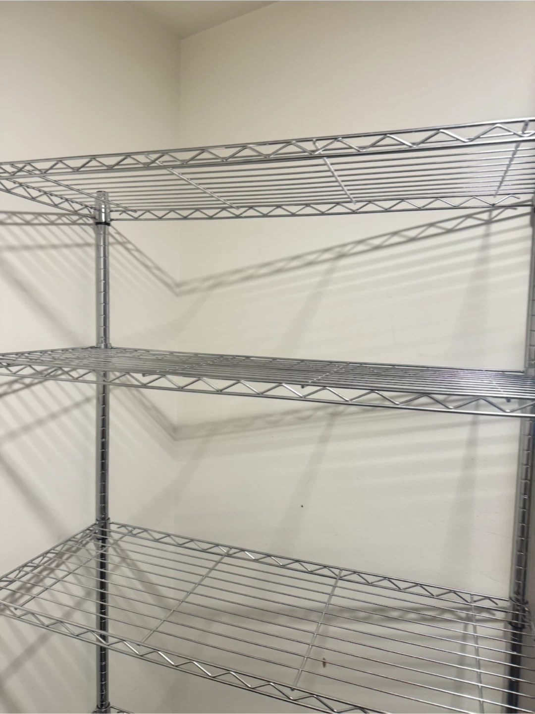 2 Chrome Wire Shelving Units - photo 4
