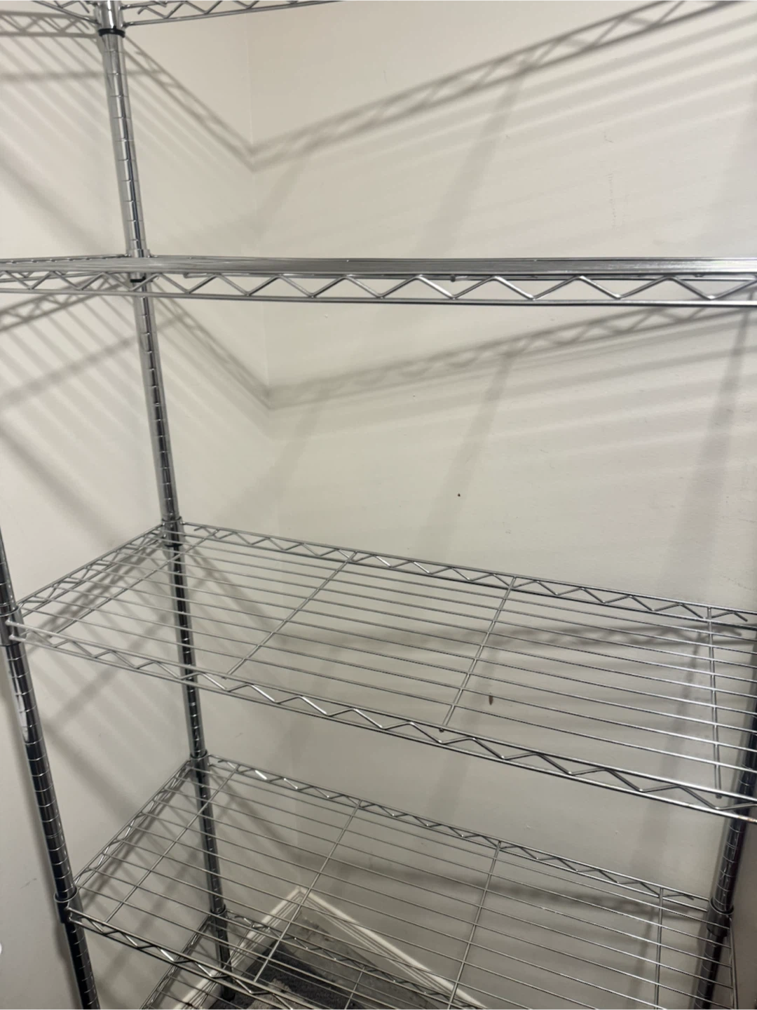 2 Chrome Wire Shelving Units - photo 5