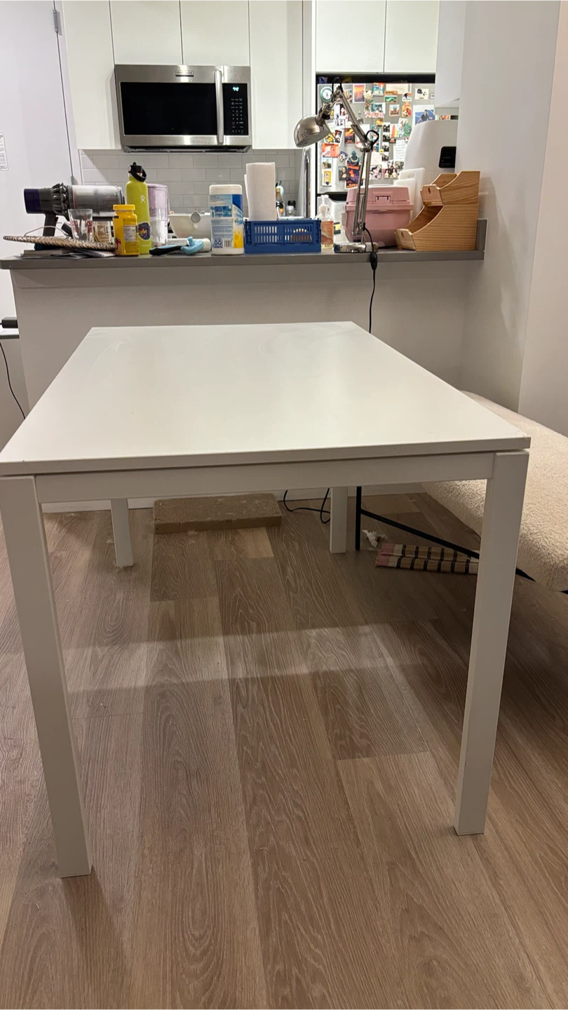 IKEA MELLTORP White Dining Table / Desk - photo 3