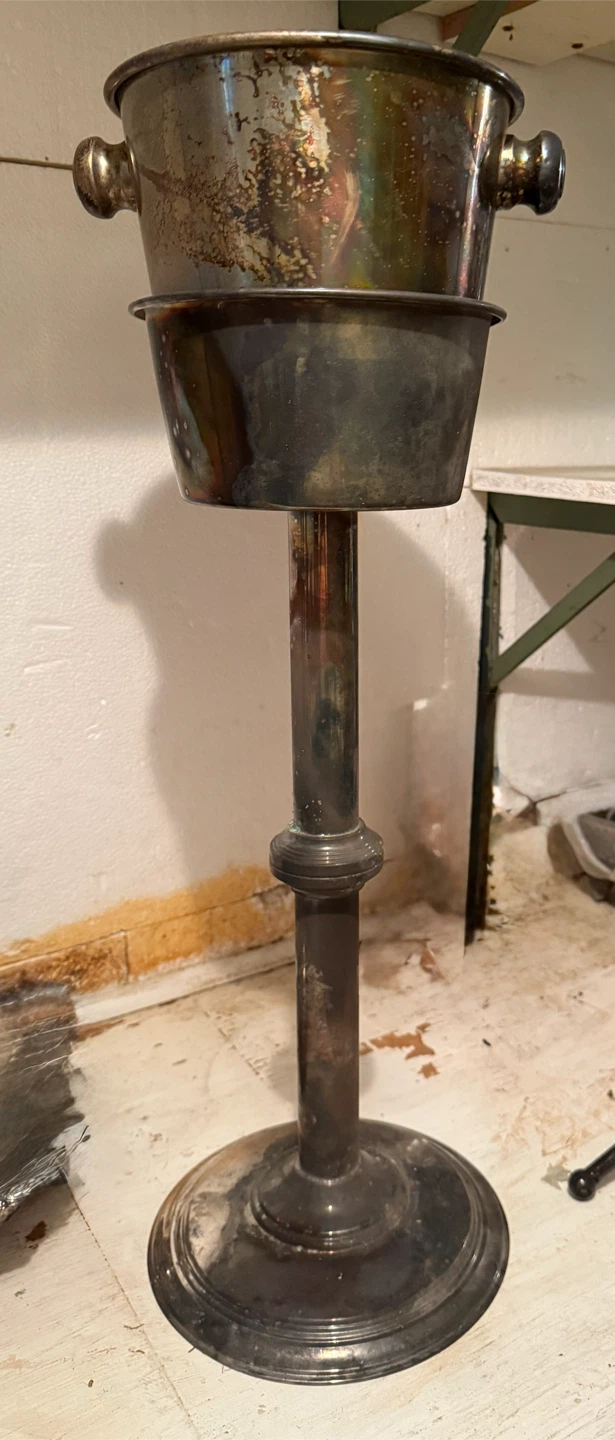 Vintage Pedestal Wine Chiller