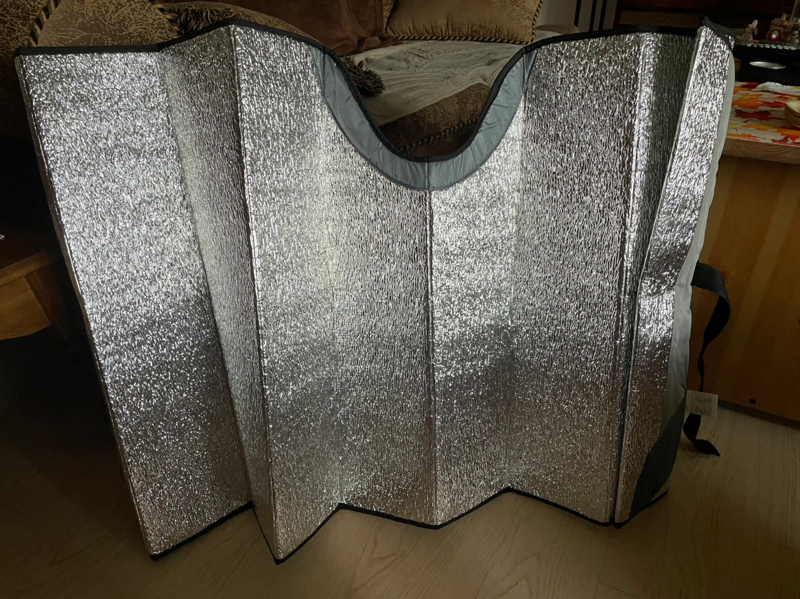 Collapsible Car Windshield Sun Shade