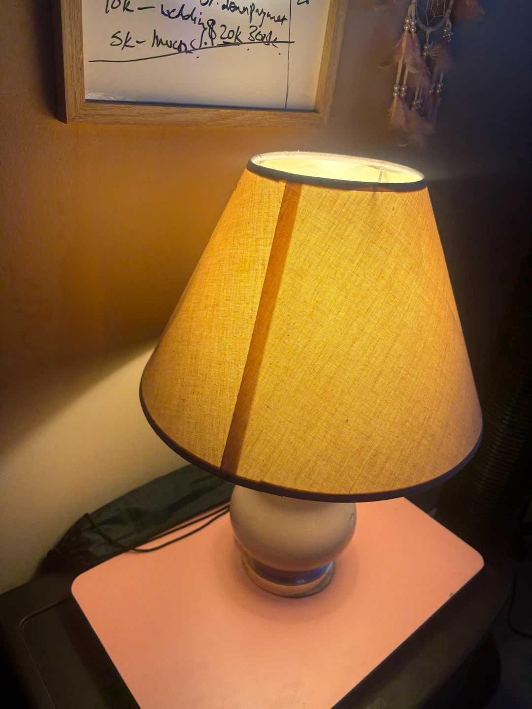 Vintage Style Pink Table Lamp - photo 3