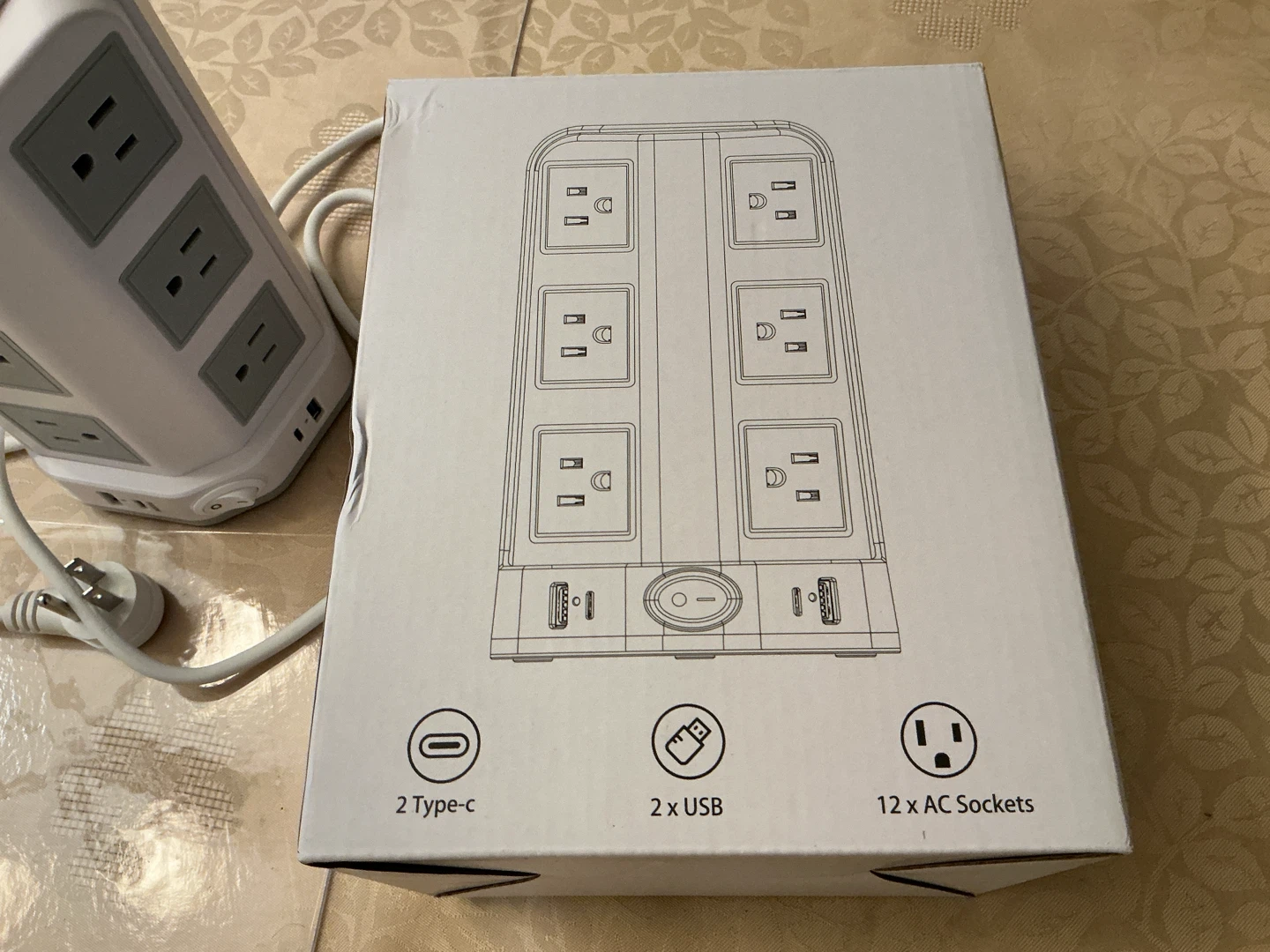Hafino Vertical Power Strip Tower - photo 3