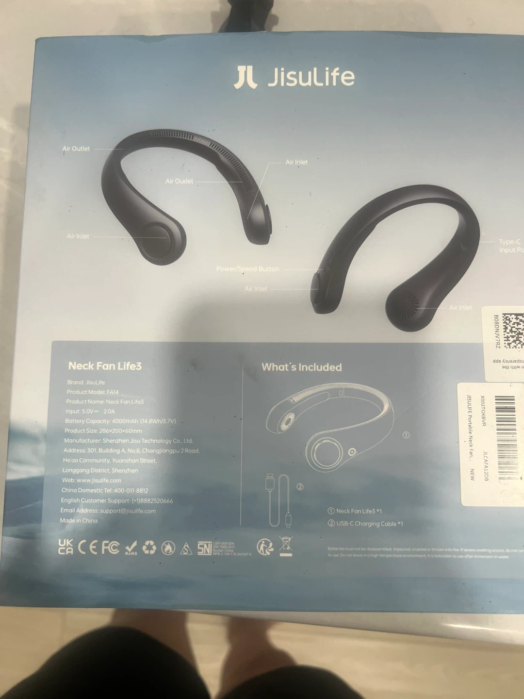 Jisulife Neck Fan Life3 - photo 2
