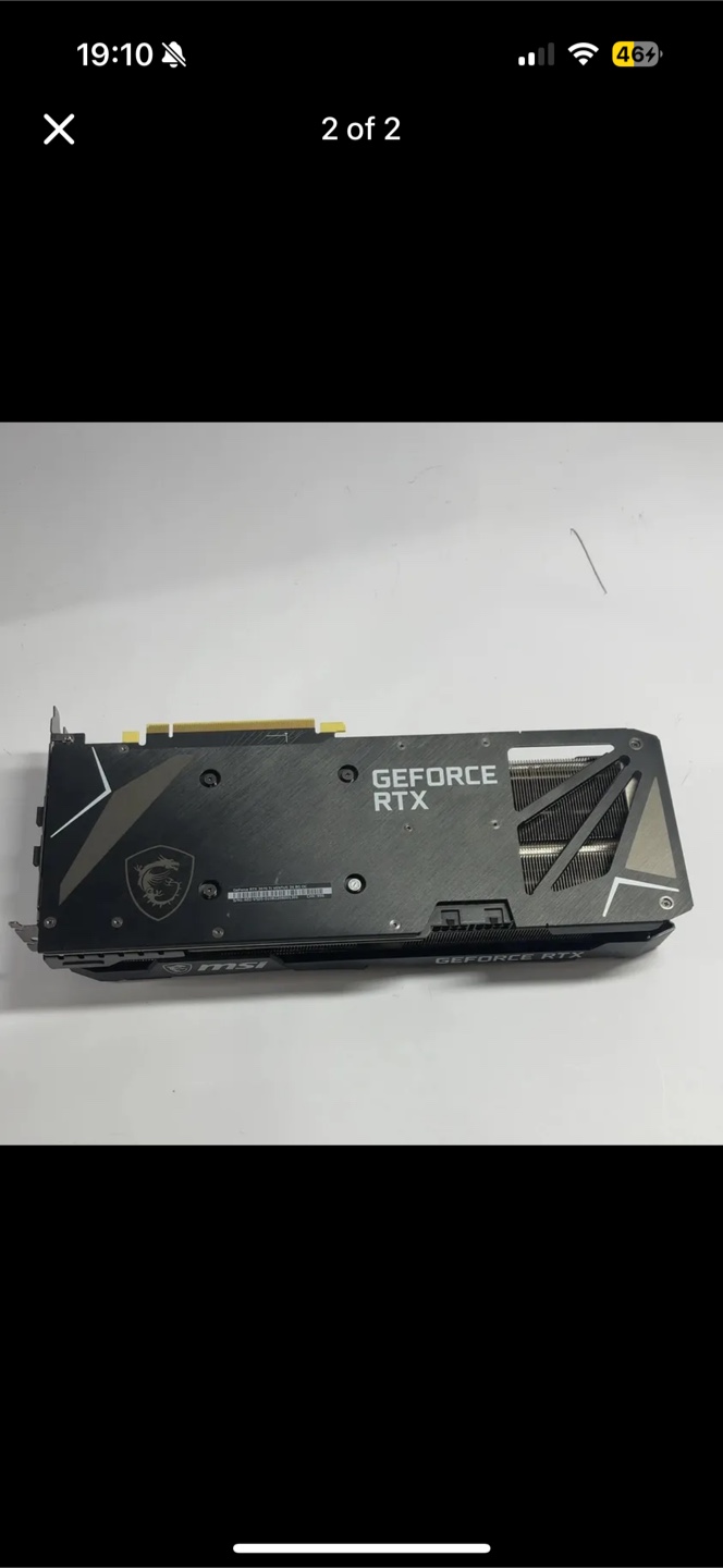 MSI 3070TI Ventus GeForce RTX Graphics Card - photo 2