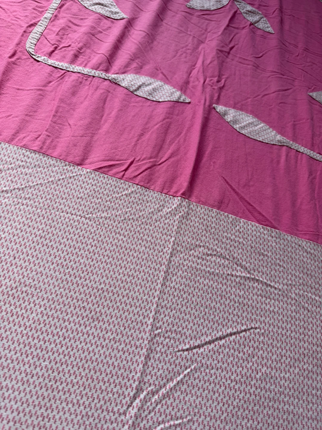 Pink Floral Bedsheets cover with 2 pillows cover - photo 3