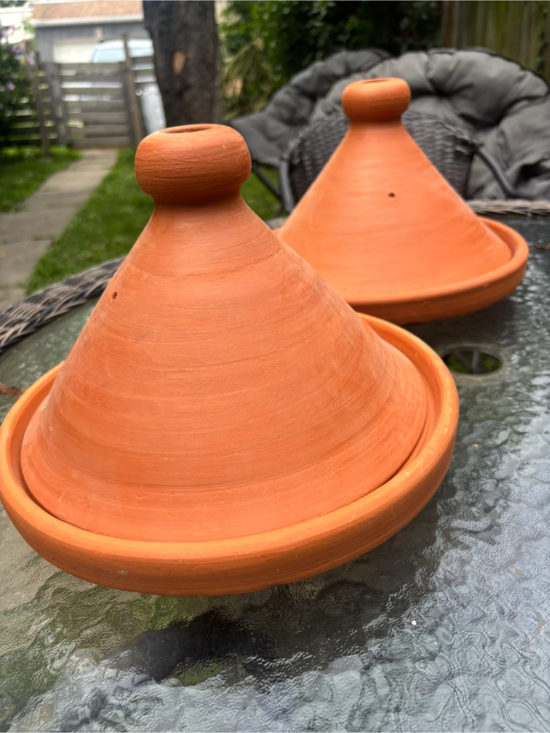 Set of 2 Terracotta Tagines ($100 for the pair) - photo 2