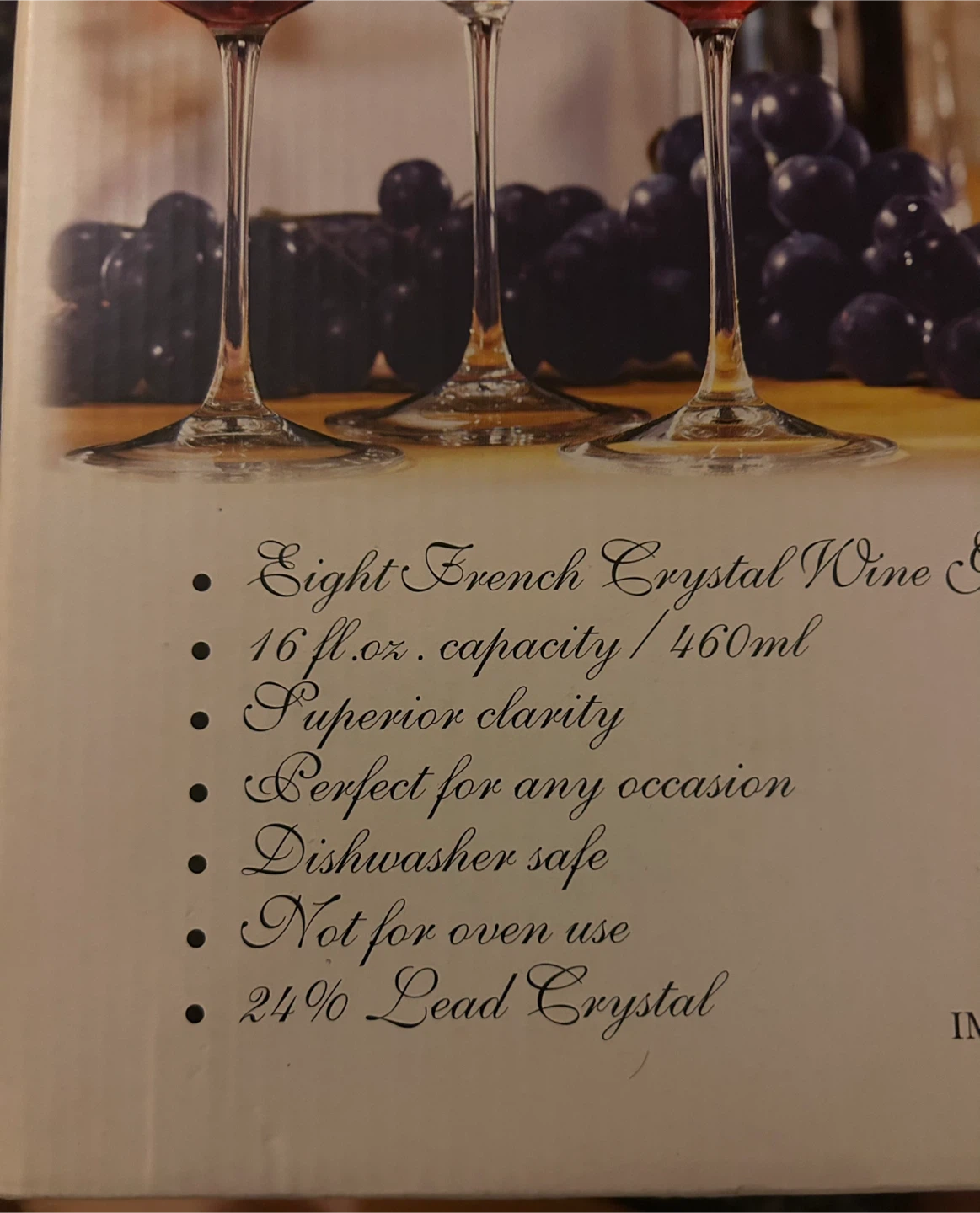 Cristal d'Arques Mendocino Wine Glasses - Set of 8 - photo 2
