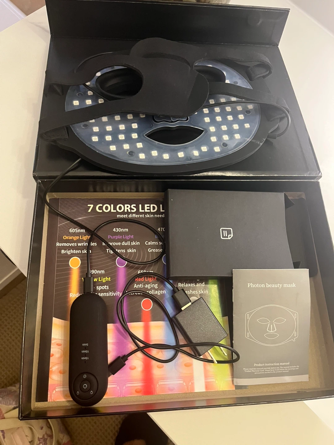 7-Color LED Photon Beauty Mask - photo 2