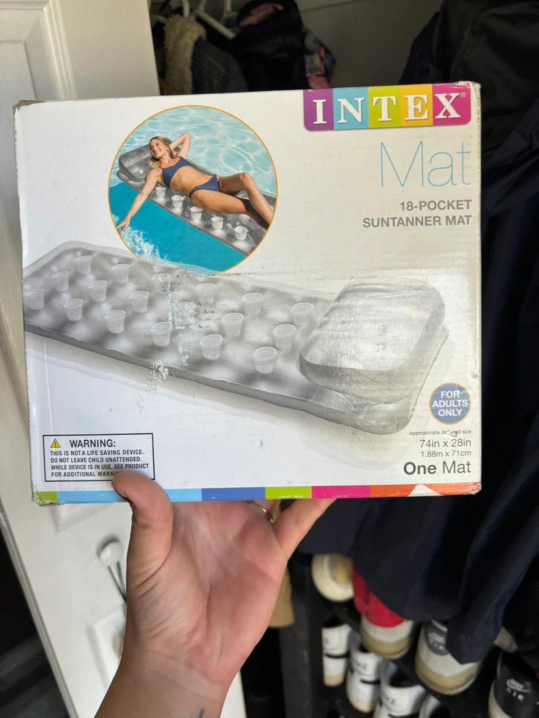 Two pool inflatables