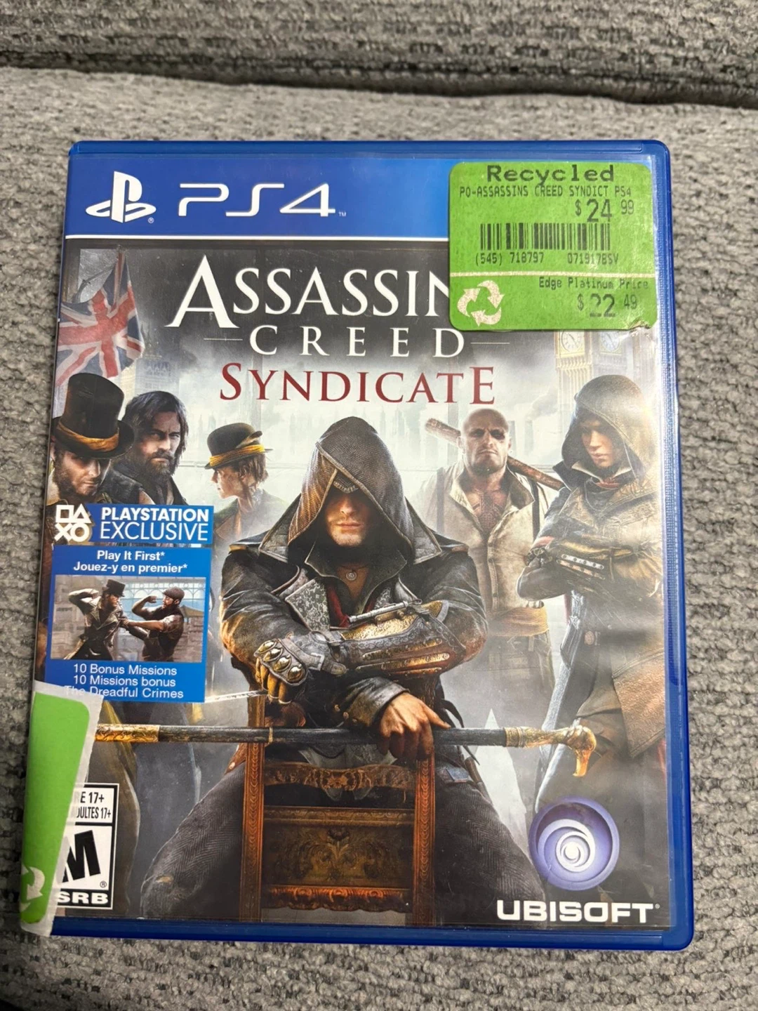 Assassin's Creed Syndicate for PS4