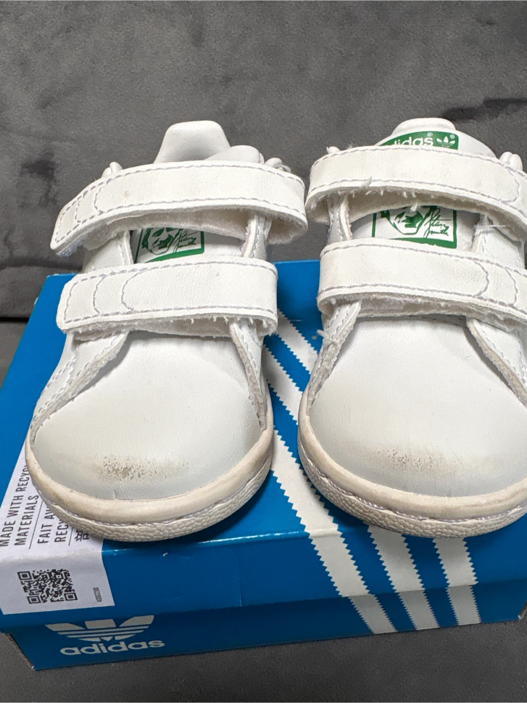 Adidas Stan Smith CF I Toddler Shoes Size 4K - photo 2