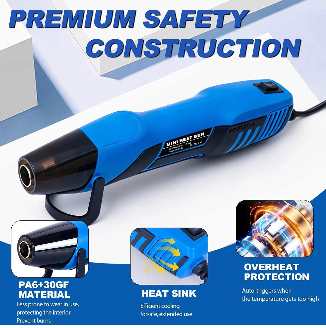 Mini Heat Gun and 300-Piece Wiring Kit - photo 4