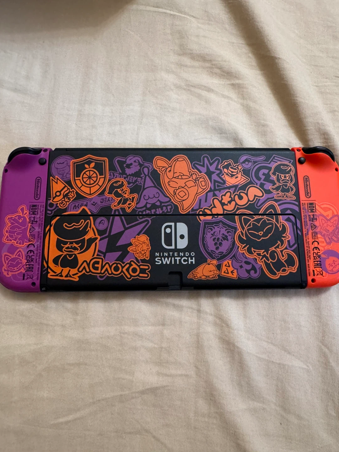 Nintendo Switch OLED Pokémon Scarlet & Violet Edition - photo 2