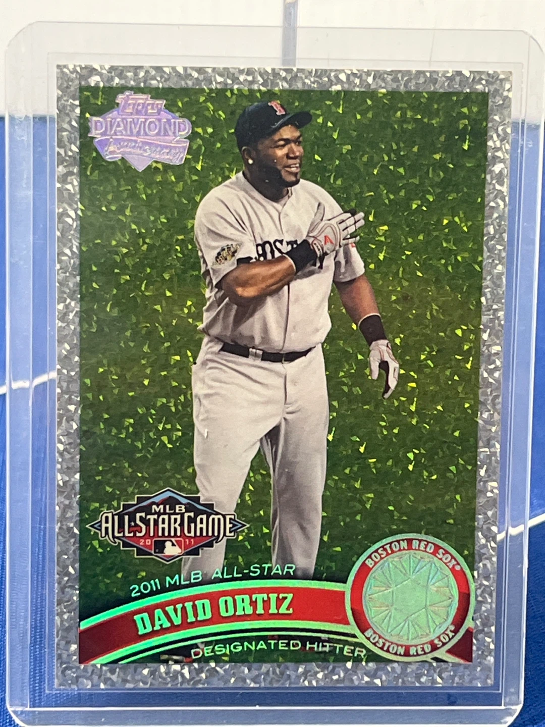 Boston Red Sox 2013 World Series Ring & David Ortiz Foil Card - photo 4