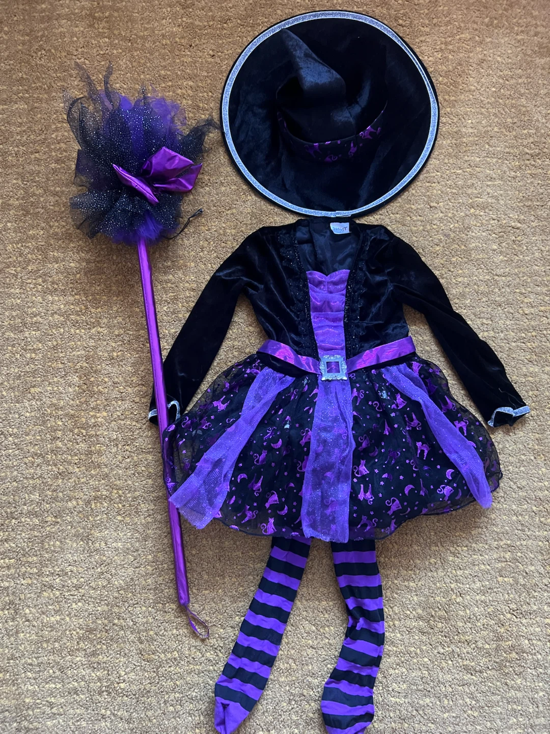Spirit Halloween Fancy Witch Costume – Toddler 3T-4T 🧙‍♀️💜 - photo 2