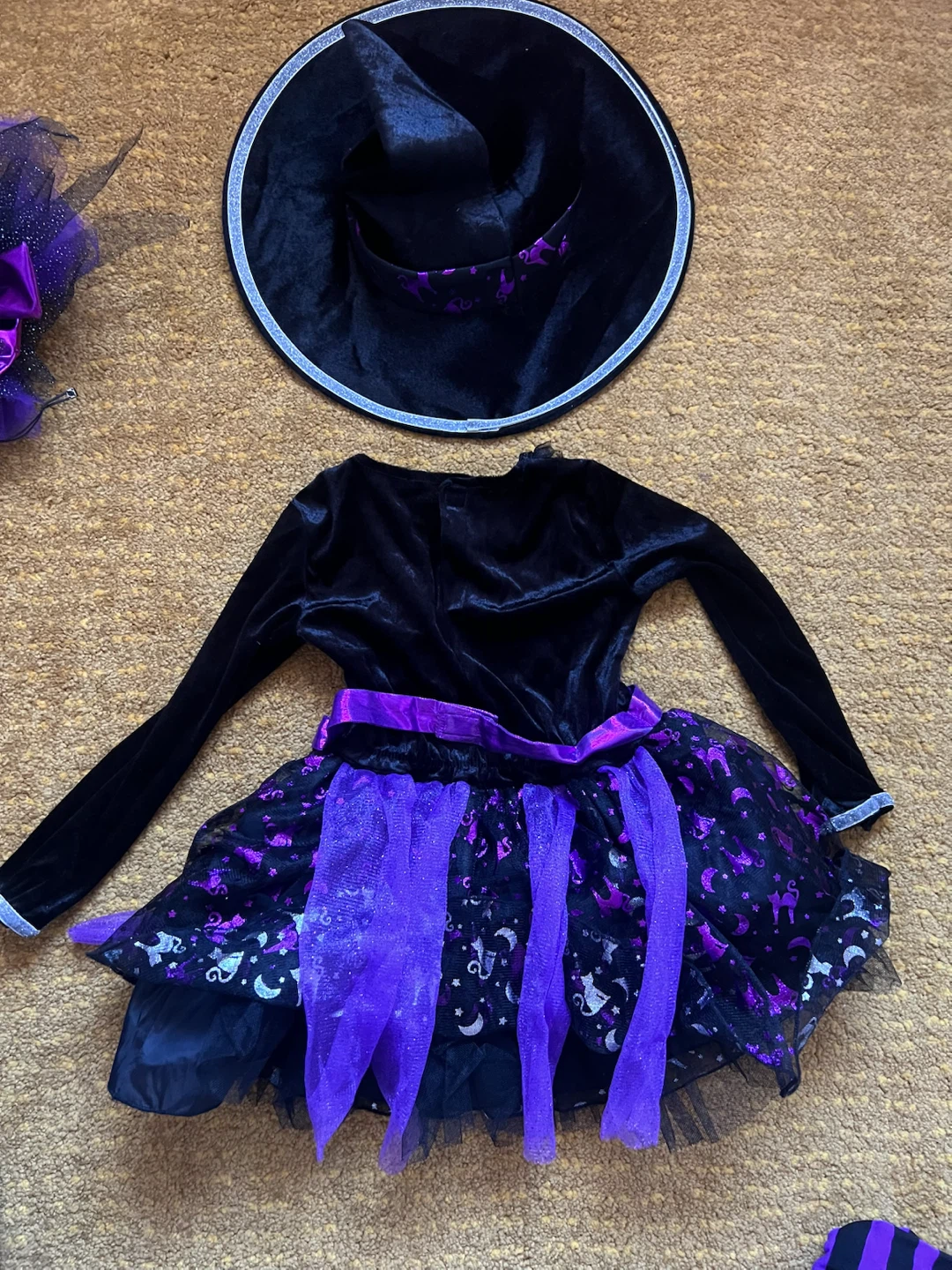 Spirit Halloween Fancy Witch Costume – Toddler 3T-4T 🧙‍♀️💜 - photo 3