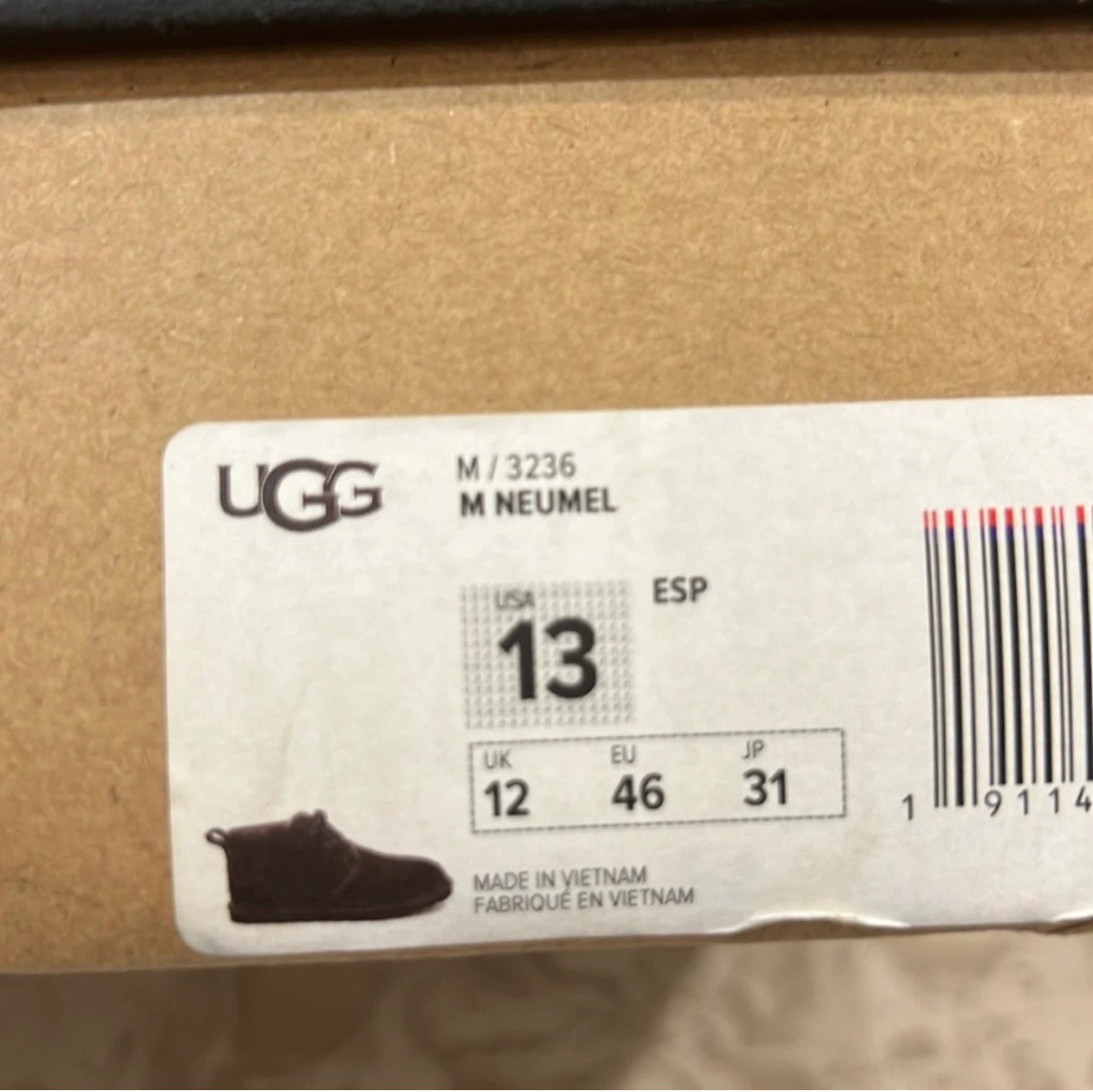 UGGS Neumel Chukka Bootuu - Dusted Cocoa Size 13 - photo 4