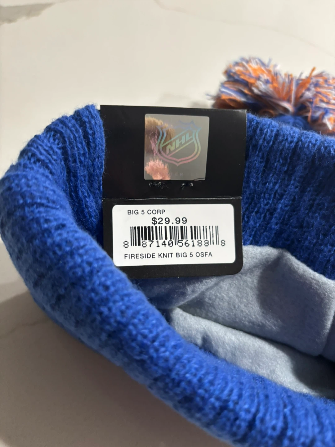 New Era Adult Edmonton Oilers Knit Toque - photo 3