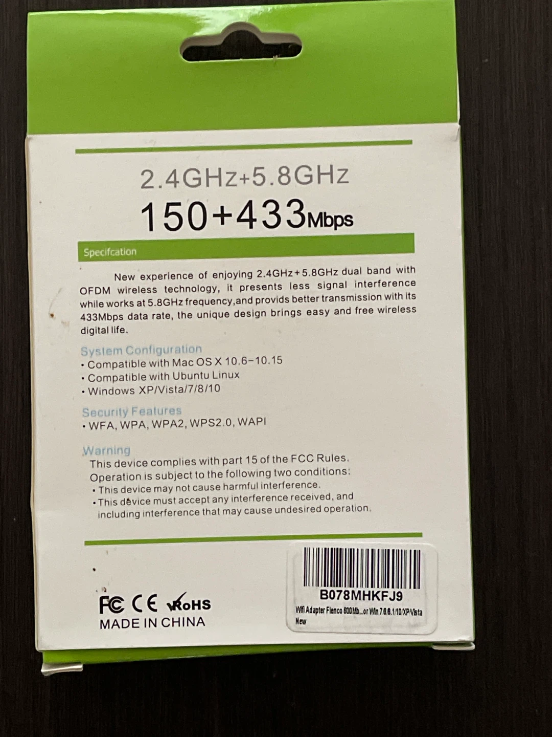 Dual Band Nano 11AC Wi-Fi USB Adapter - photo 2