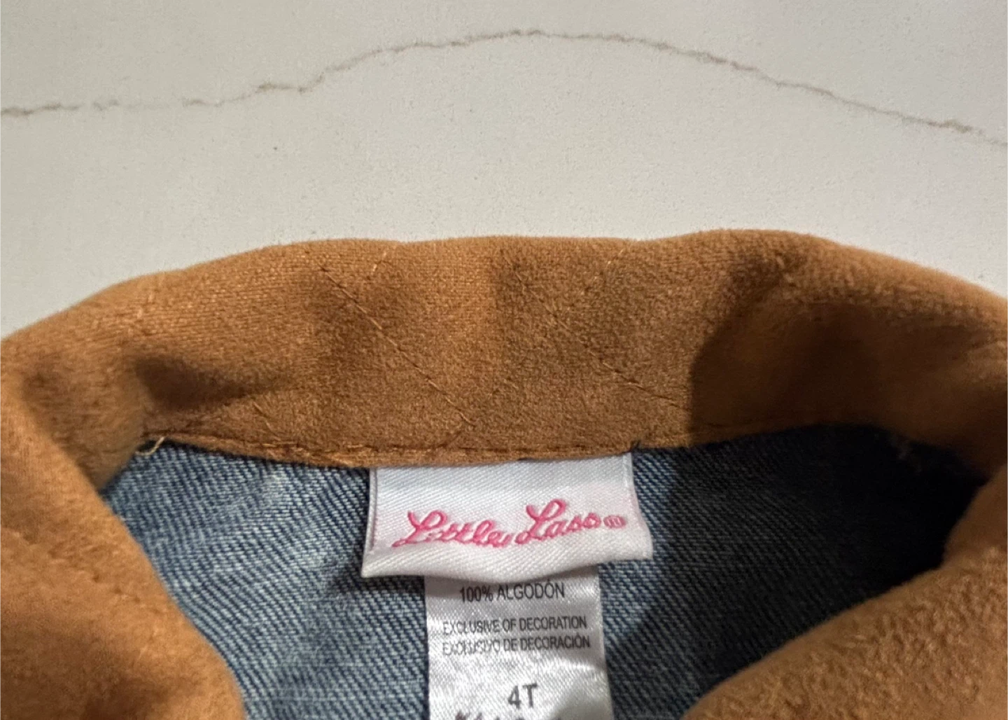Little Lass Size 4T Embroidered Denim Jacket Size 4T - photo 3