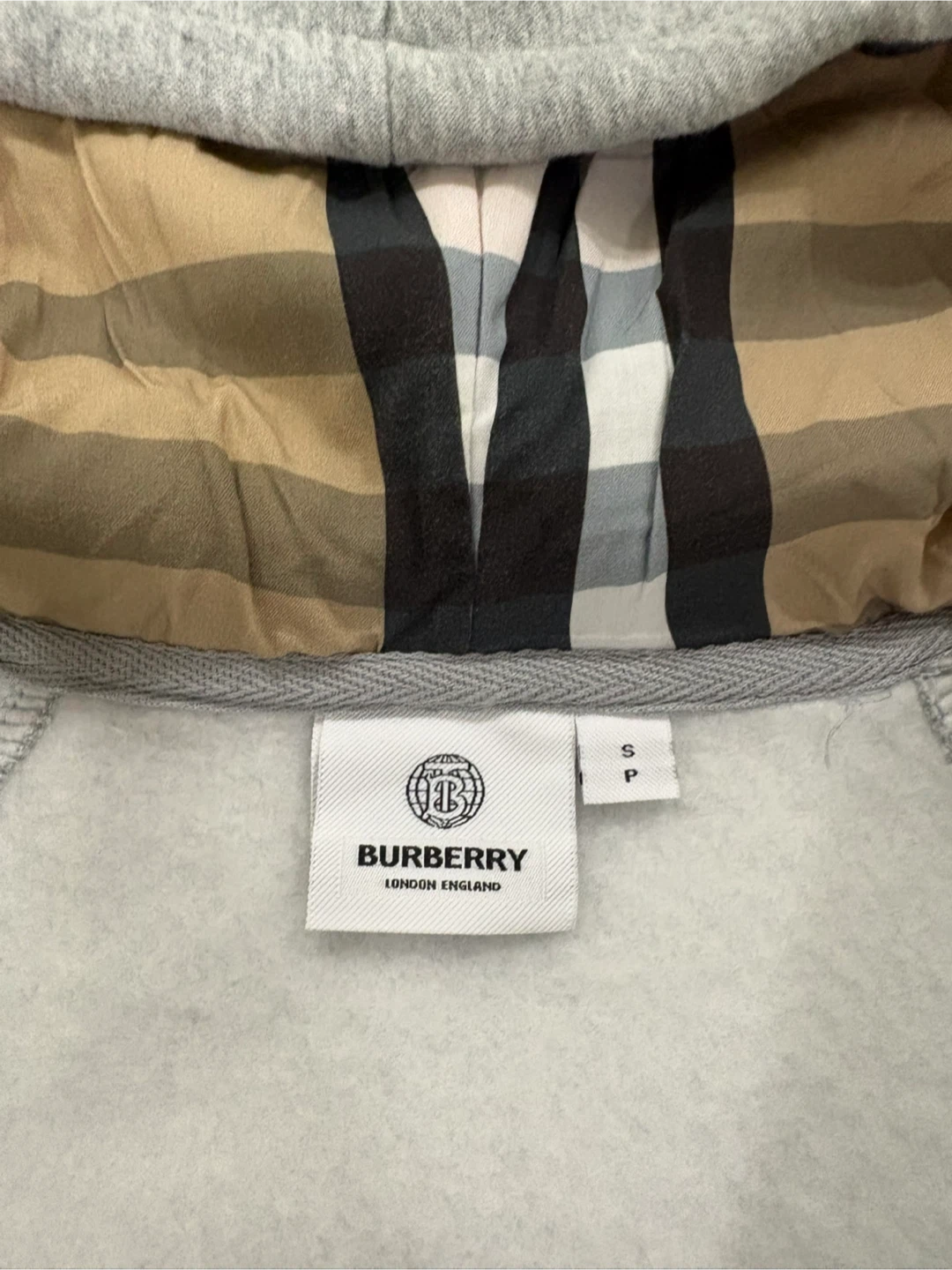 Burberry Grey Zip-Up Hoodie - photo 4
