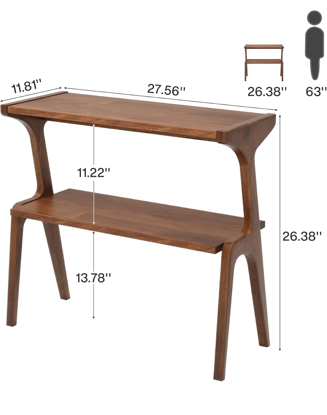 Modern Two-Tier side Table - photo 5