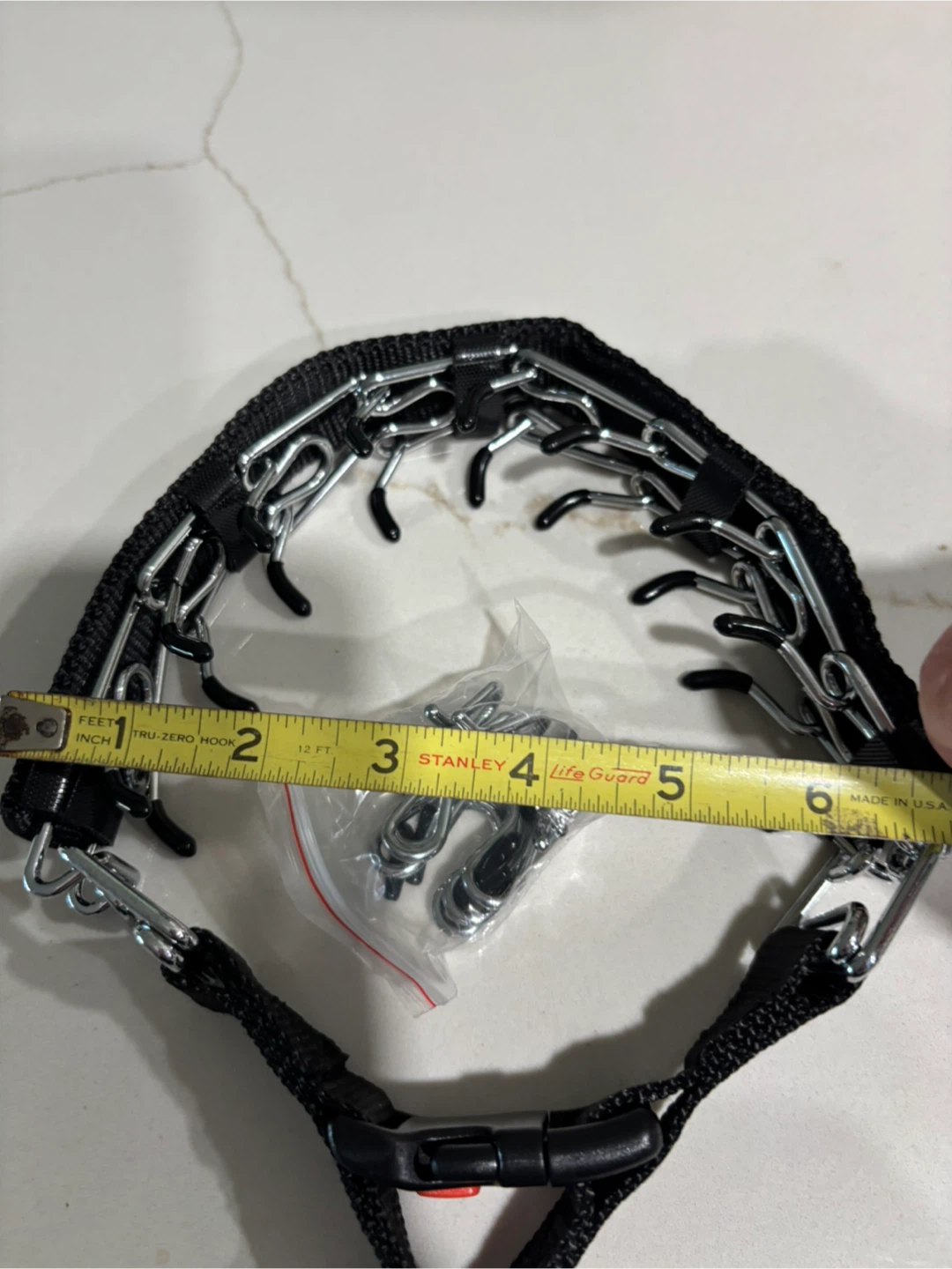 New Adjustable Dog Prong Collar for Trainingbto Heel