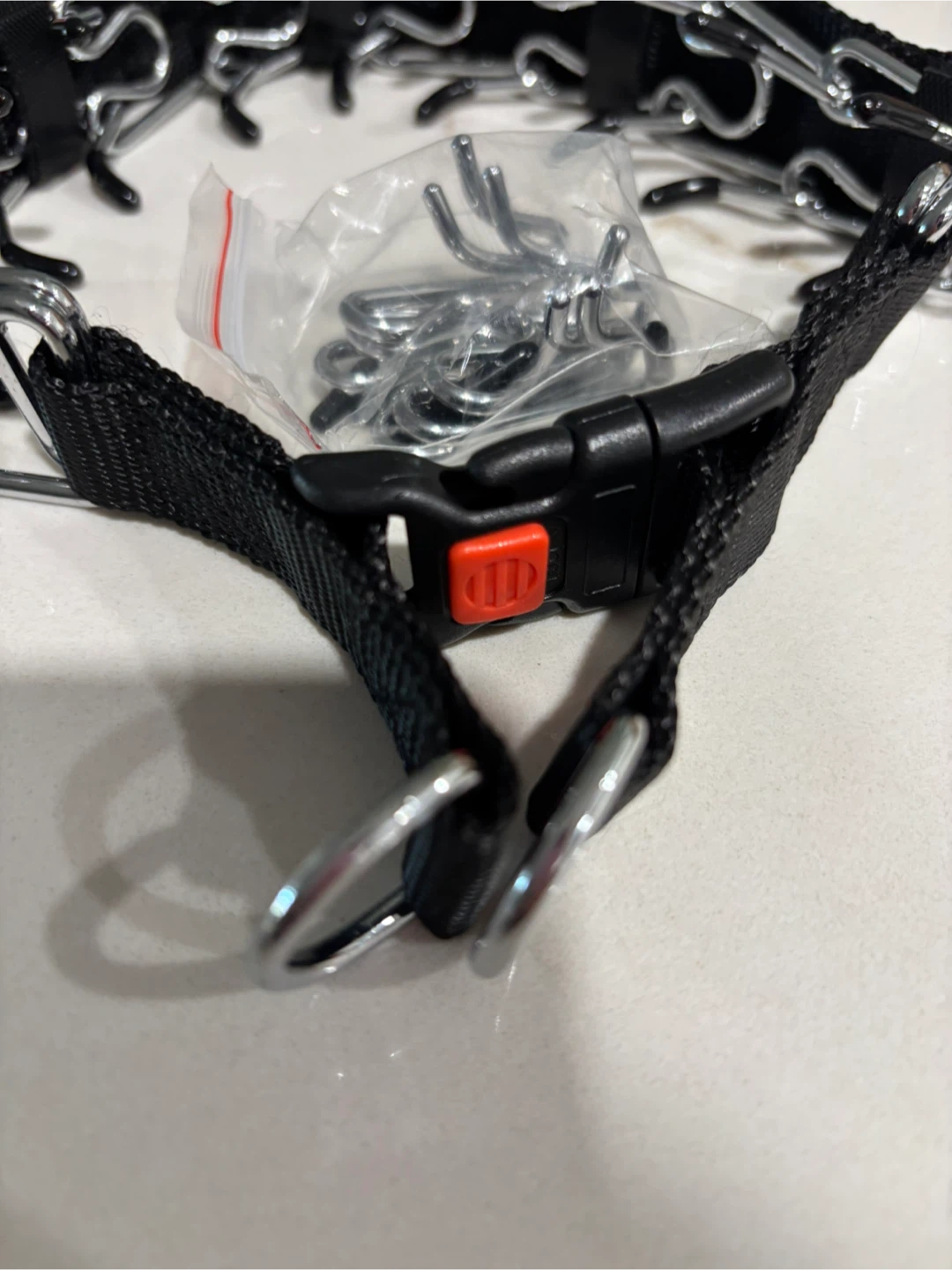 New Adjustable Dog Prong Collar for Trainingbto Heel - photo 3