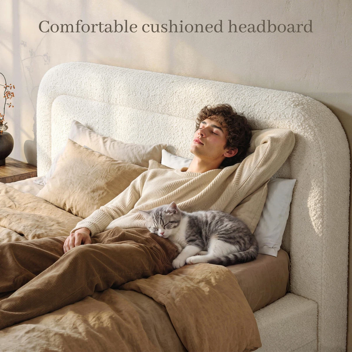 Homkdom Cloud Bed Frame Queen - photo 3