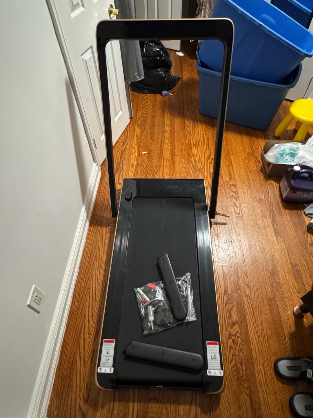 SuperFit Folding Treadmill barely used it