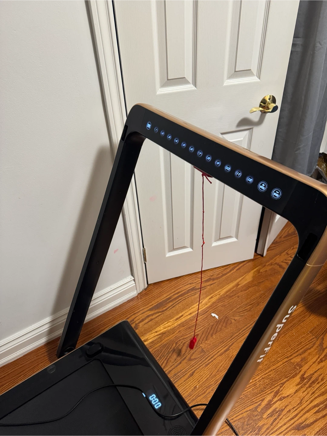SuperFit Folding Treadmill barely used it - photo 5