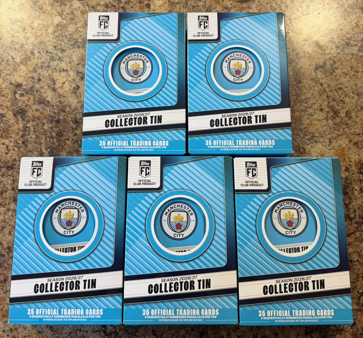 Topps Collector Tin Manchester City 2026/27 Sports Cards