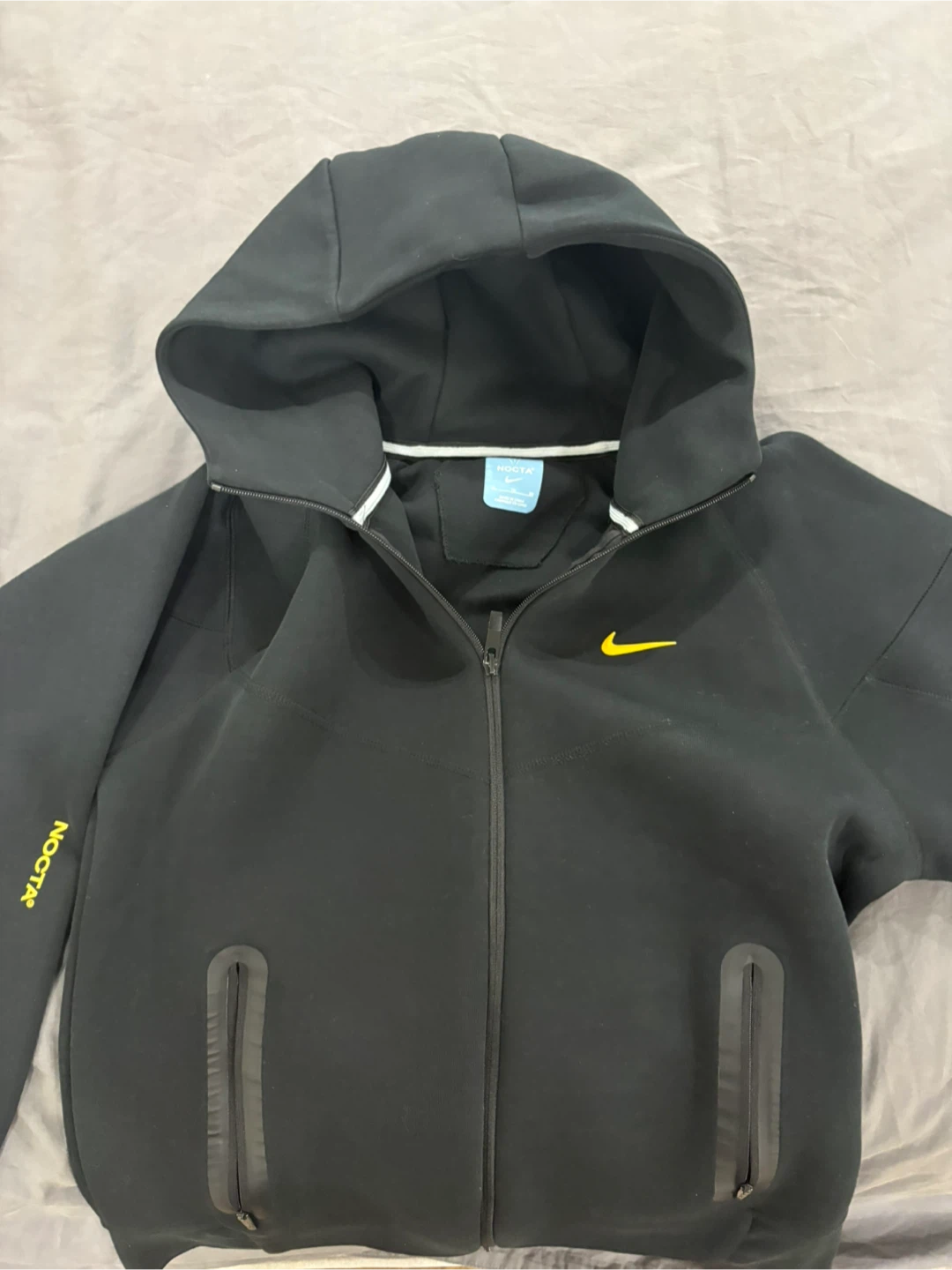 Nike x NOCTA Black Tech Fleece Zip-Up Hoodie