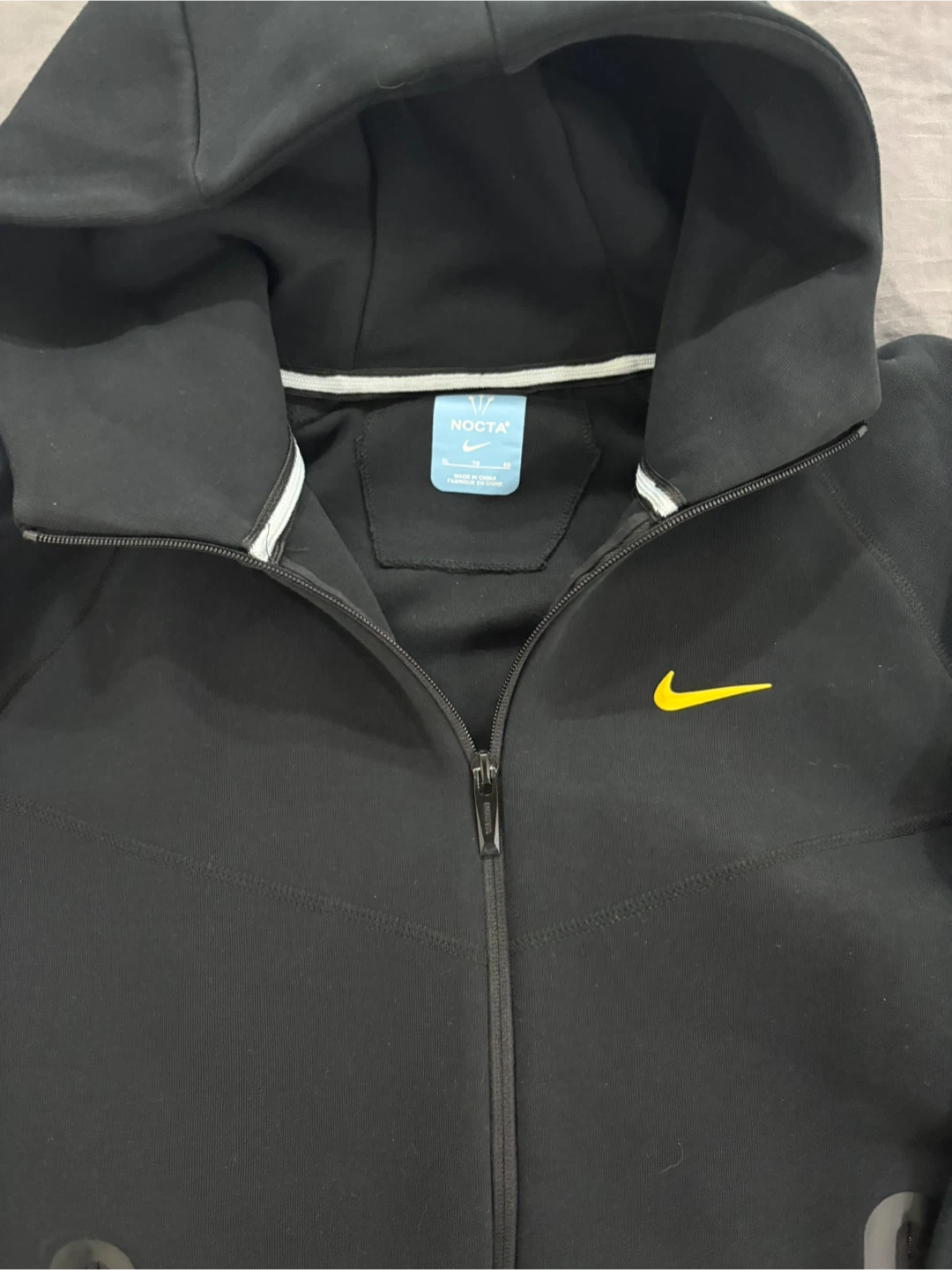 Nike x NOCTA Black Tech Fleece Zip-Up Hoodie - photo 2