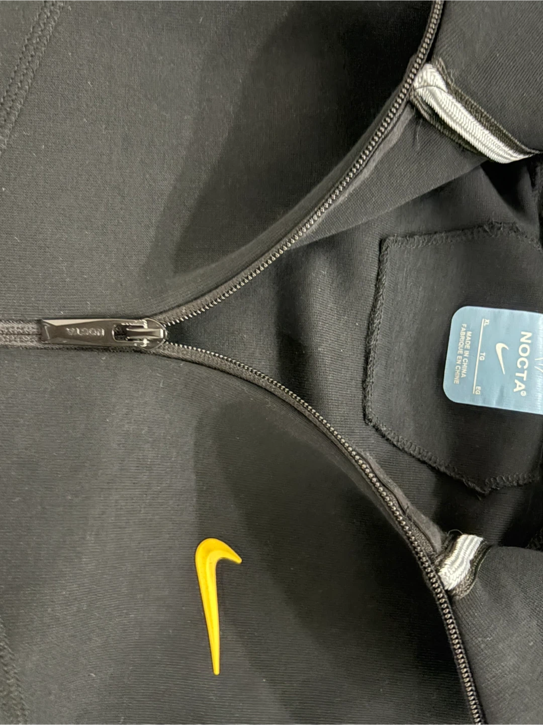 Nike x NOCTA Black Tech Fleece Zip-Up Hoodie - photo 3
