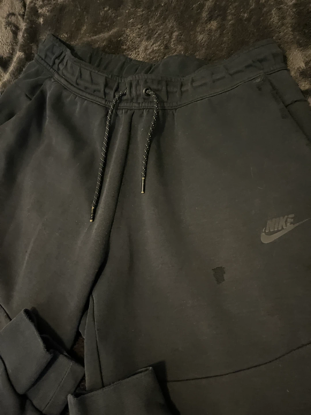 Black Nike Tech Pants Size M - photo 2