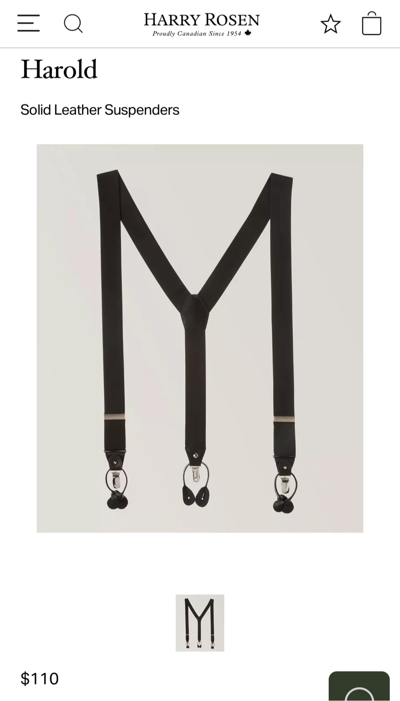 Leather Suspenders - photo 2