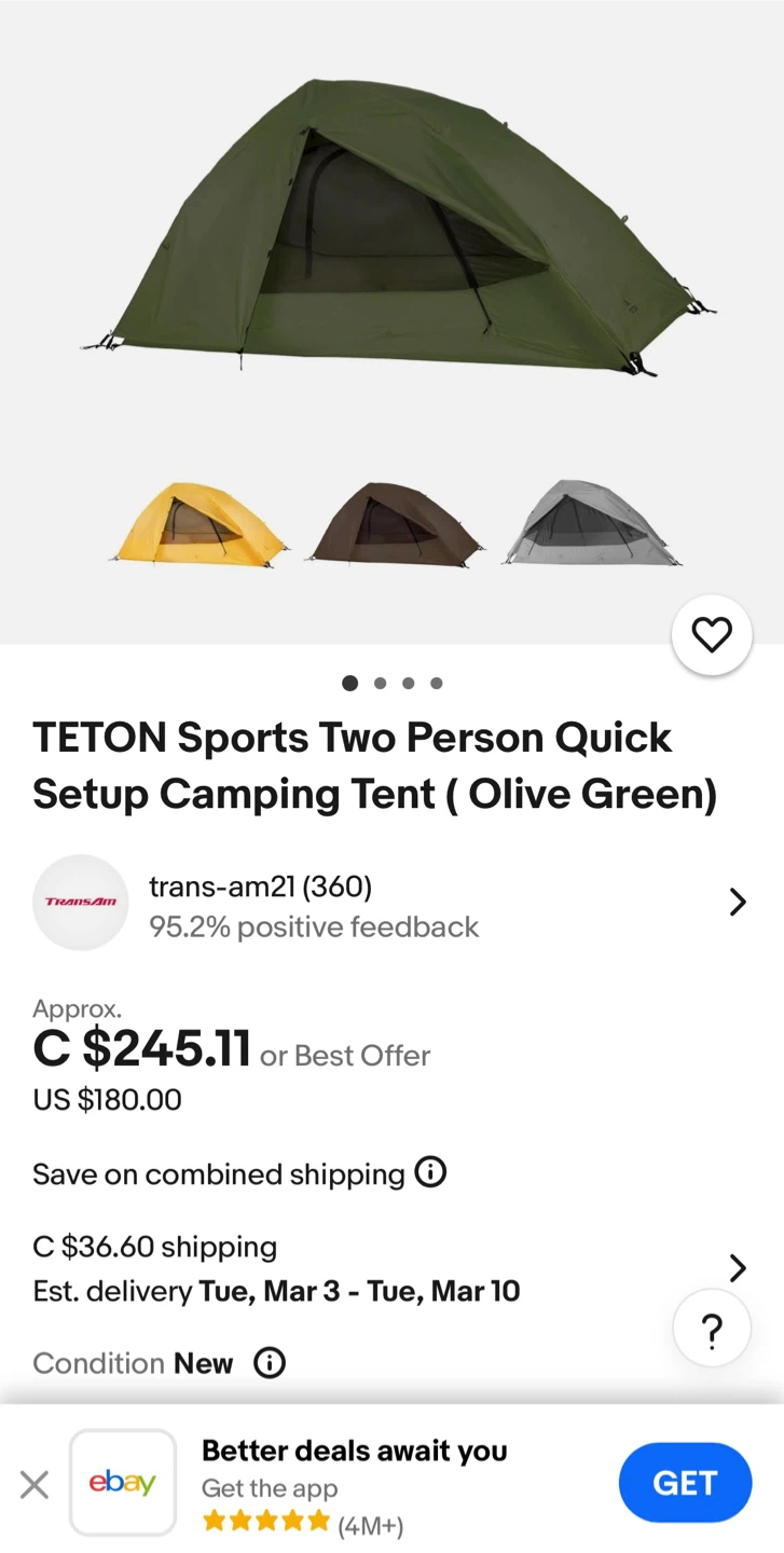 TETON Sports Vista Pop-Up / Quick Tent - photo 4