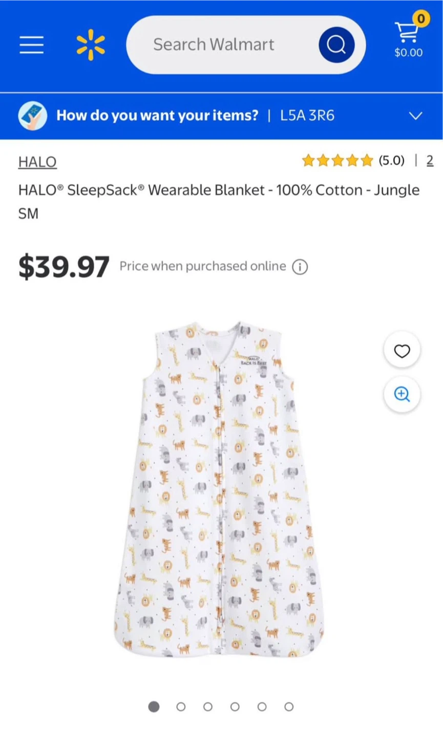 NEW HALO SleepSack Wearable Blanket Size 12-18 mo - Large - photo 5