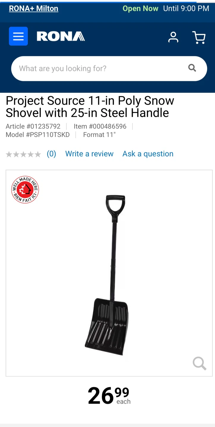 Car Telescoping Snow Shovel steel rod - photo 4