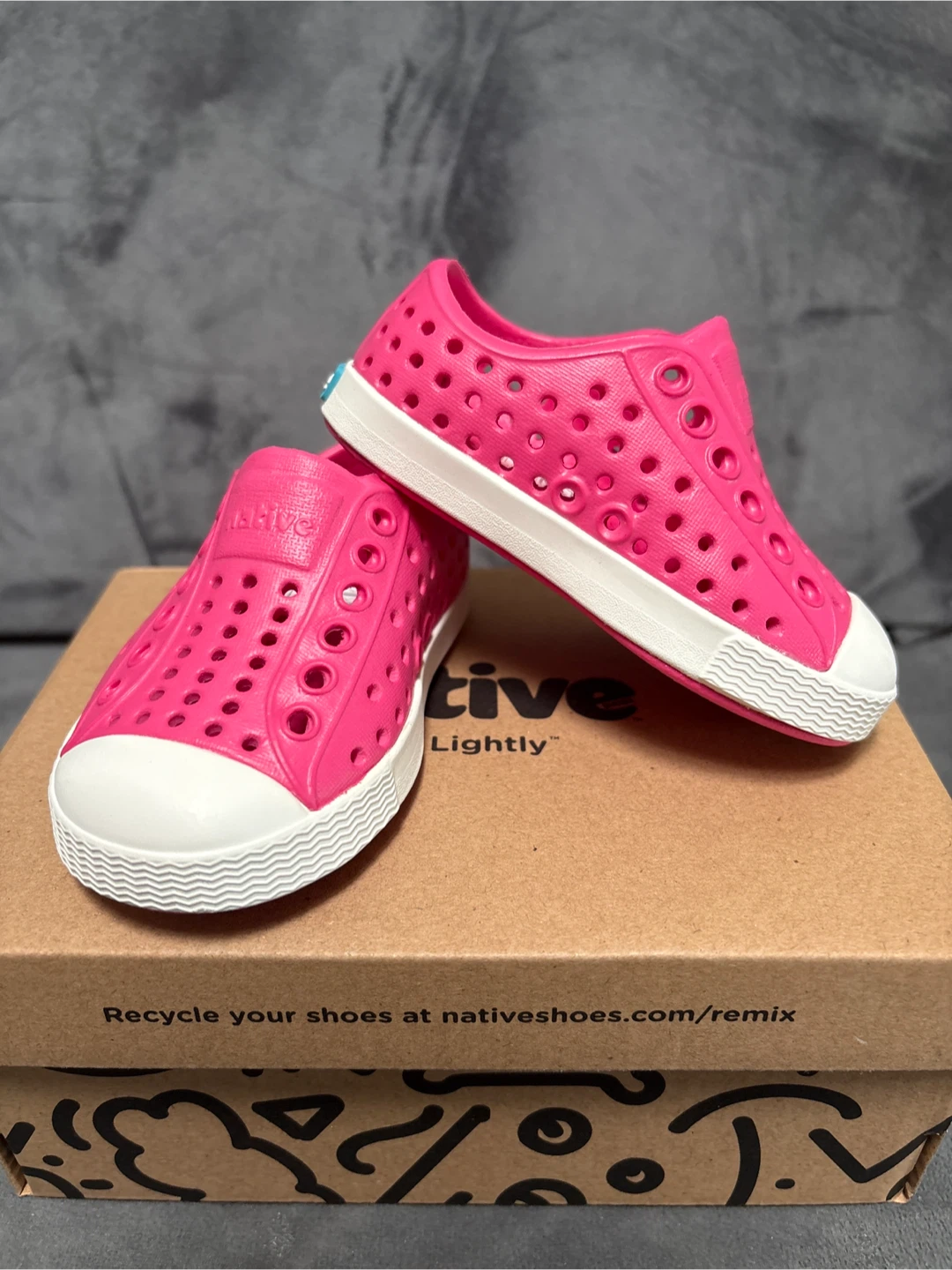 Native Shoes Jefferson Kids Hollywood Pink Size C4