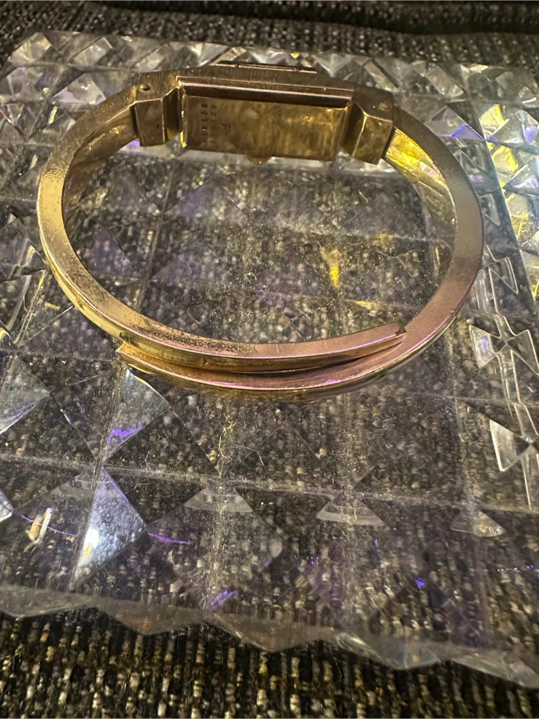 1960’s Ernest Borel Gold Plated Bangle Watch - photo 3