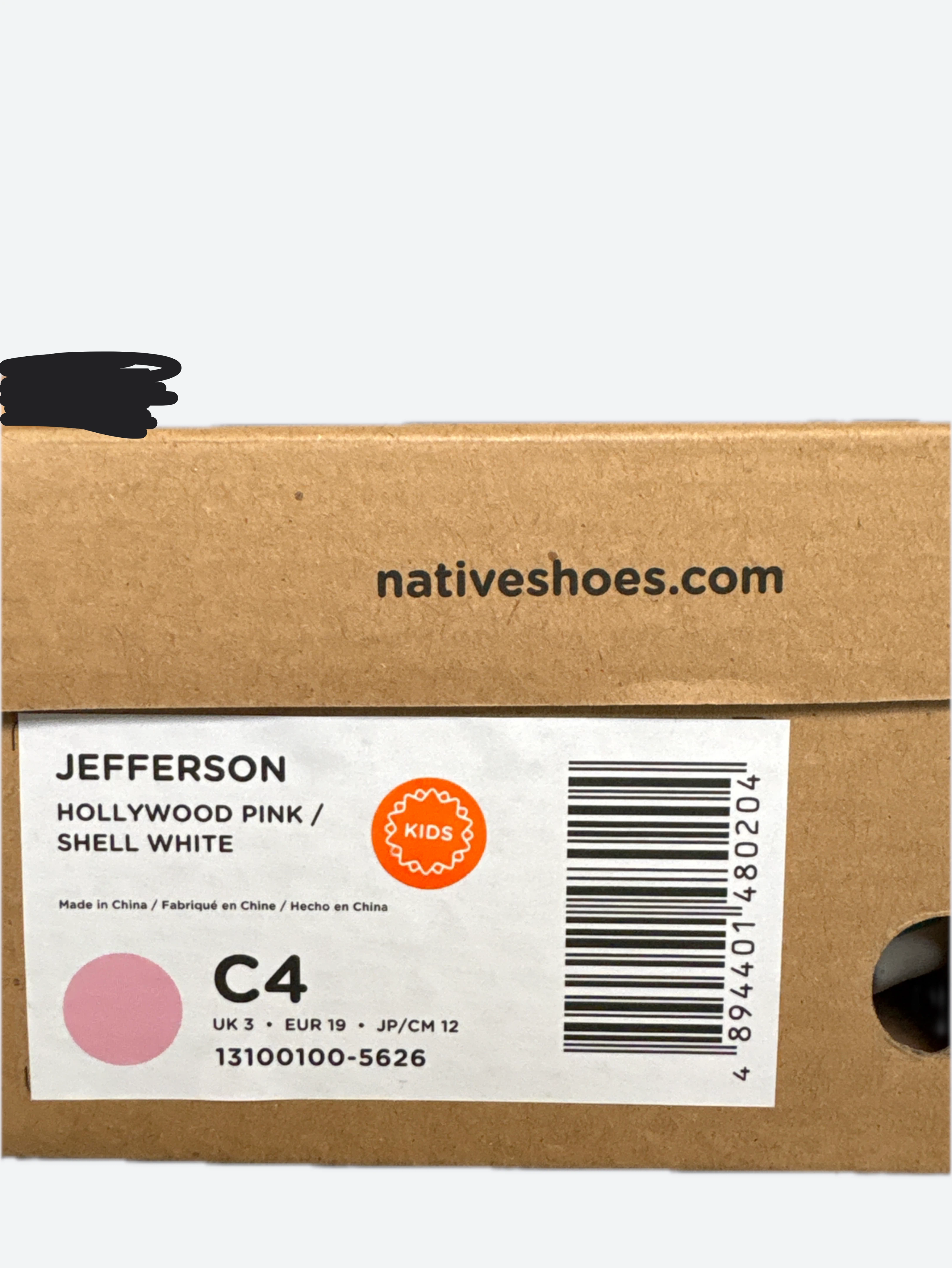 Native Shoes Jefferson Kids Hollywood Pink Size C4 - photo 5