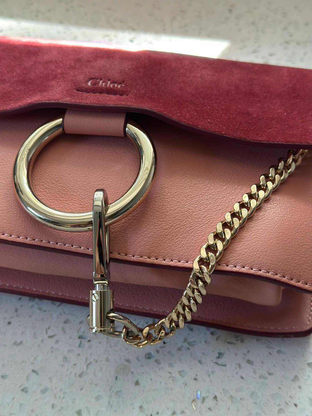 Chloé Small Faye Crossbody Bag – Pink & Plum - photo 5
