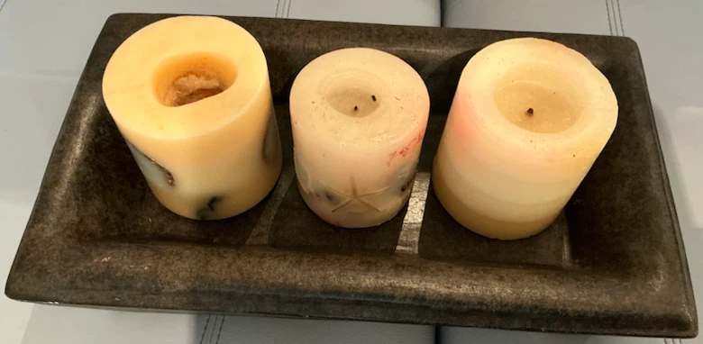 3-Piece Candle Holder Tray Set - photo 2