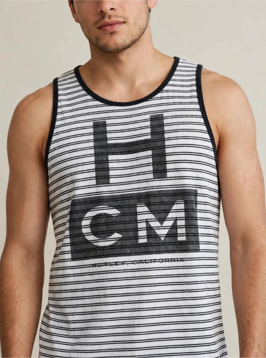 Hurley Striped Tank Top Size Small - photo 2