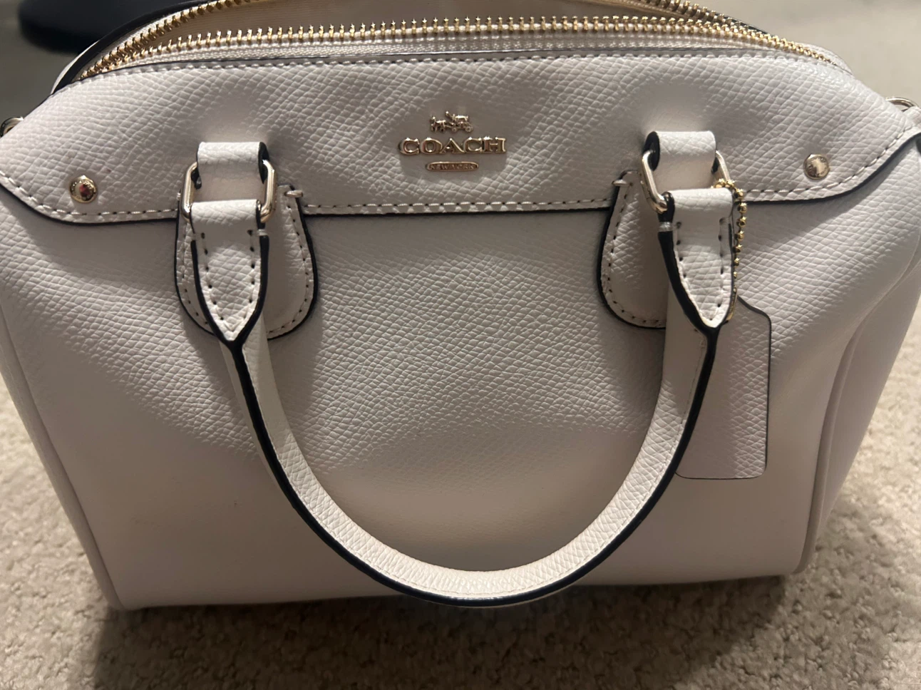 White Coach Handbag