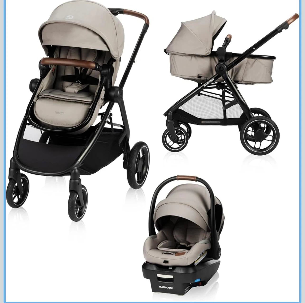 Maxi-Cosi Stroller with Mico Luxe Infant Car Seat